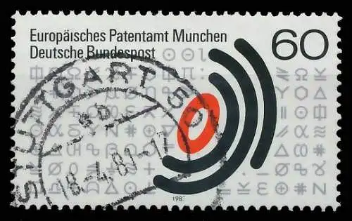 BRD BUND 1981 Nr 1088 gestempelt 823CE2