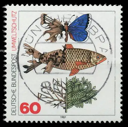 BRD 1981 Nr 1087 zentrisch gestempelt 823CF2