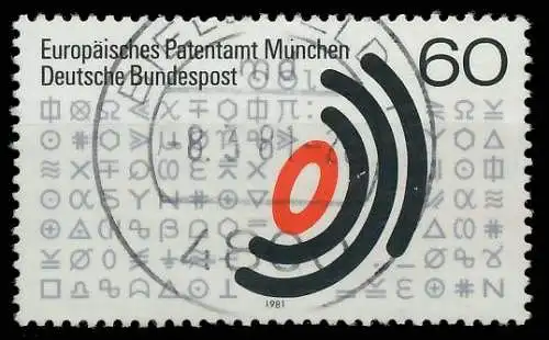 BRD BUND 1981 Nr 1088 zentrisch gestempelt 823D0E