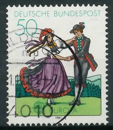 BRD BUND 1981 Nr 1096 gestempelt 823E76