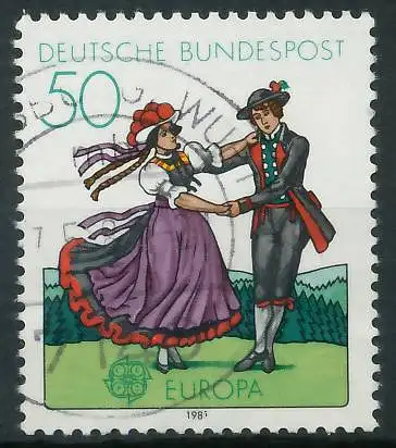 BRD BUND 1981 Nr 1096 gestempelt 823E82