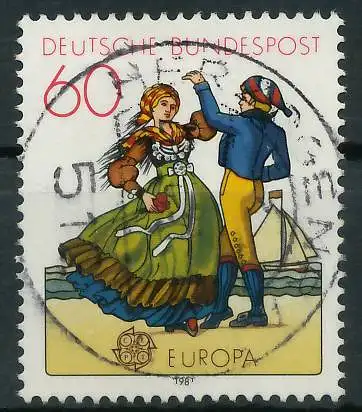BRD BUND 1981 Nr 1097 zentrisch gestempelt 823E86