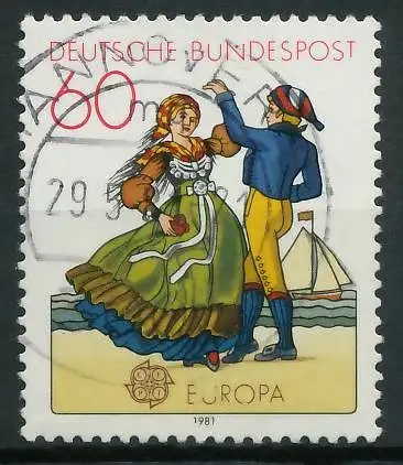 BRD BUND 1981 Nr 1097 gestempelt 823E8A