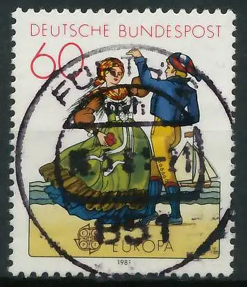 BRD BUND 1981 Nr 1097 zentrisch gestempelt 823EAA