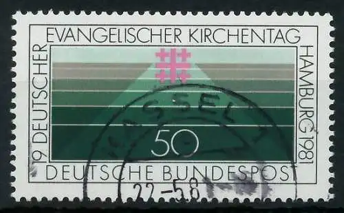 BRD 1981 Nr 1098 zentrisch gestempelt 823EF2