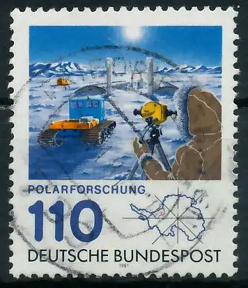 BRD 1981 Nr 1100 gestempelt 823F62