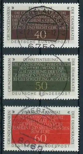 BRD 1981 Nr 1105-1107 zentrisch gestempelt 82405A