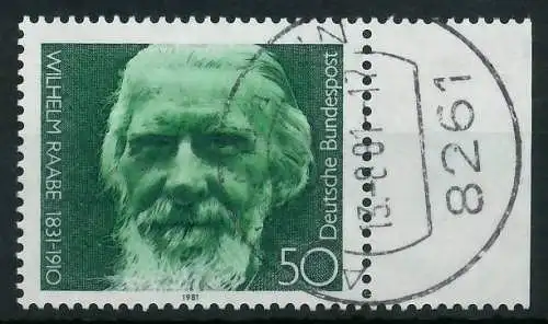 BRD 1981 Nr 1104 zentrisch gestempelt SRA 8240A6