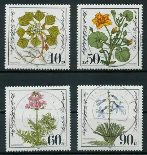 BRD 1981 Nr 1108-1111 zentrisch gestempelt 82425E