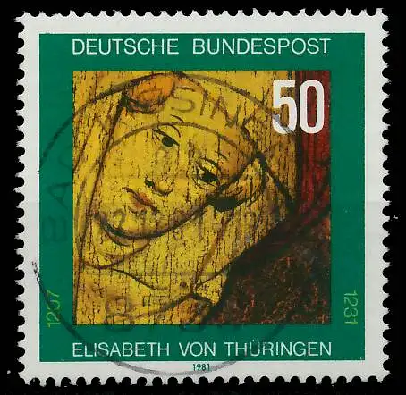 BRD 1981 Nr 1114 zentrisch gestempelt 8262CA