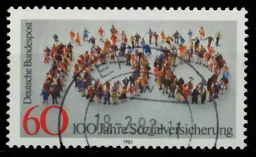 BRD 1981 Nr 1116 gestempelt 82633E