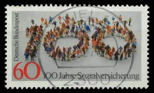 BRD 1981 Nr 1116 zentrisch gestempelt 826356