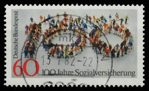 BRD 1981 Nr 1116 zentrisch gestempelt 82635A