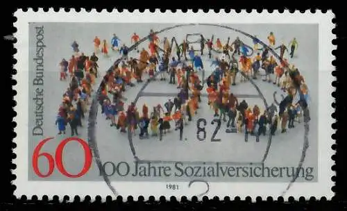 BRD 1981 Nr 1116 zentrisch gestempelt 82635E