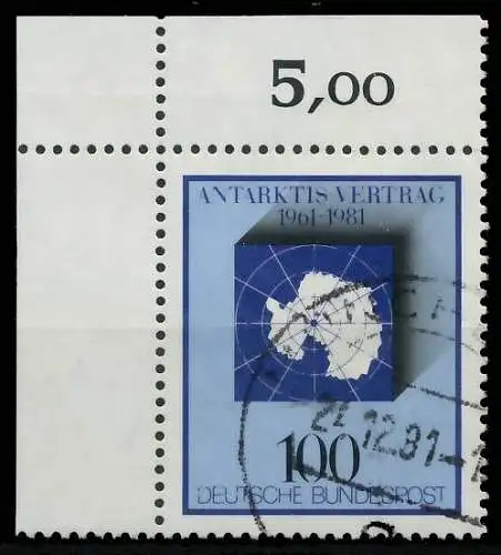 BRD 1981 Nr 1117 gestempelt ECKE-OLI 826372