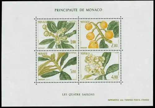 MONACO Block 29 postfrisch 82652E