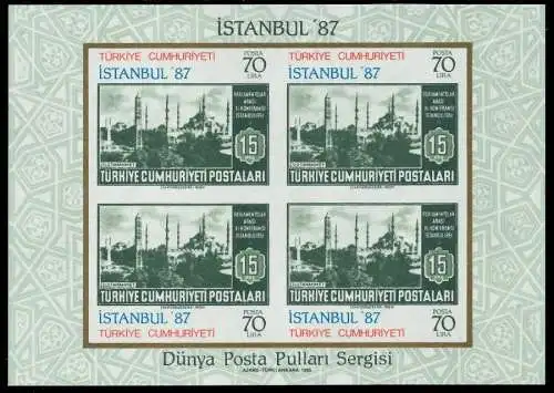 TÜRKEI Block 25 postfrisch 82654A