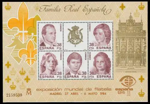 SPANIEN Block 27 postfrisch S019C7E