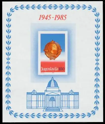 JUGOSLAWIEN Block 27 postfrisch S019C4E