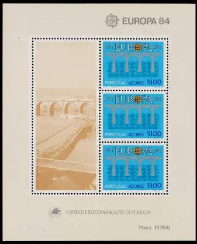 AZOREN Block 5 postfrisch S019C92