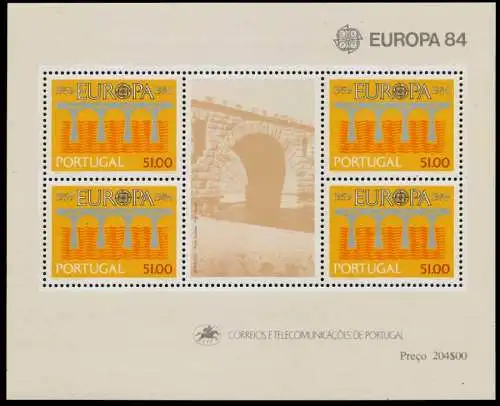 PORTUGAL Block 43 postfrisch S019C9A