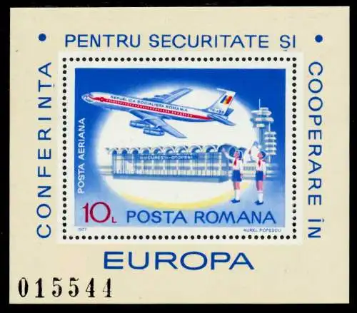 RUMÄNIEN Block 143 postfrisch S01A5CA