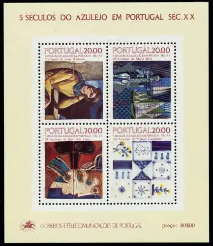 PORTUGAL Block 49 postfrisch S019D76