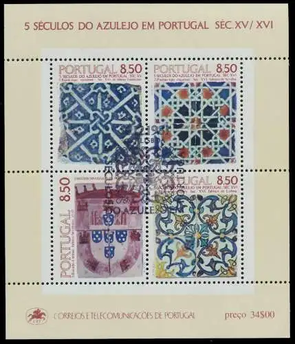 PORTUGAL 1981 Block 33 gestempelt S019DA6