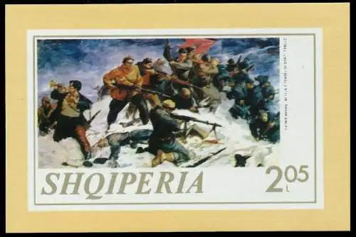 ALBANIEN Block 47 postfrisch S019D32