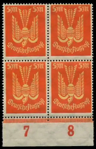 D-REICH INFLA Nr 218 postfrisch VIERERBLOCK URA 826866