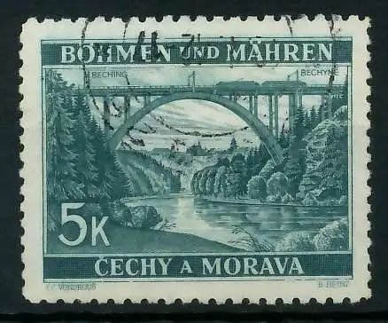 BÖHMEN MÄHREN 1939-1940 Nr 57a gestempelt 826956