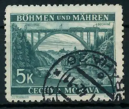 BÖHMEN MÄHREN 1939-1940 Nr 57a gestempelt 826982
