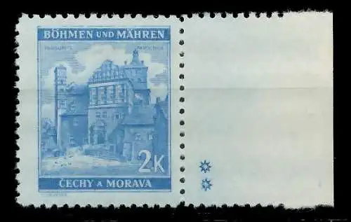 BÖHMEN MÄHREN 1941 Nr 70bPlSt2R postfrisch 82855A