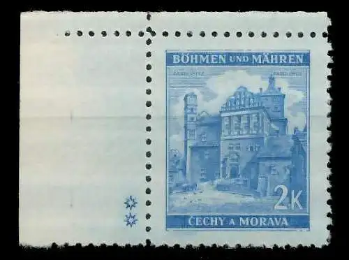 BÖHMEN MÄHREN 1941 Nr 70bPlSt2L postfrisch 828562