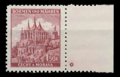 BÖHMEN MÄHREN 1941 Nr 69aPlSt1R postfrisch 828616