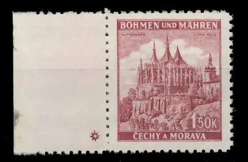 BÖHMEN MÄHREN 1941 Nr 69aPlSt1L postfrisch 82863E