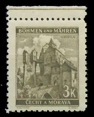 BÖHMEN MÄHREN 1941 Nr 72a postfrisch 82866A