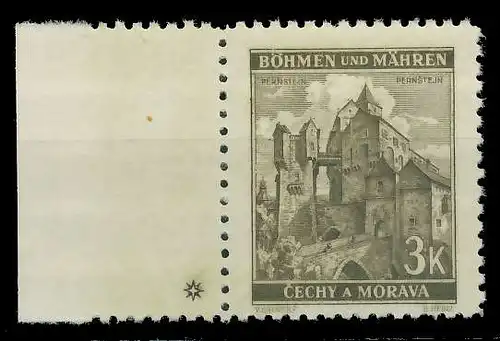 BÖHMEN MÄHREN 1941 Nr 72aPlSt1L postfrisch 82866E