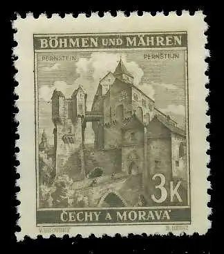 BÖHMEN MÄHREN 1941 Nr 72a postfrisch 82867A