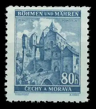 BÖHMEN MÄHREN 1939-1940 Nr 40 postfrisch 8286C2