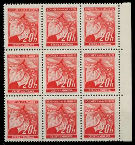 BÖHMEN MÄHREN 1939-1940 Nr 22 postfrisch SO 8287A6