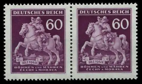 BÖHMEN MÄHREN 1943 Nr 113III + 113 postfrisch S6B4A6E