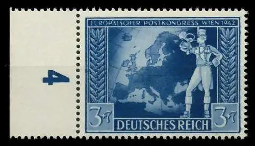 DEUTSCHES REICH 1942 Nr 820 postfrisch URA 82ACBA