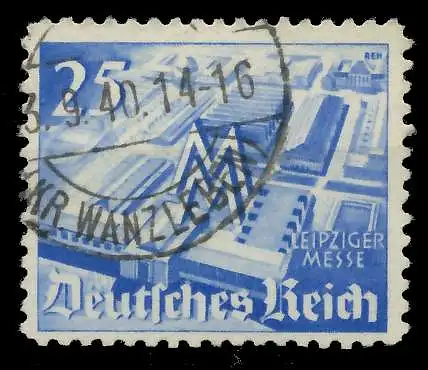 DEUTSCHES REICH 1940 Nr 742 gestempelt 82AD32