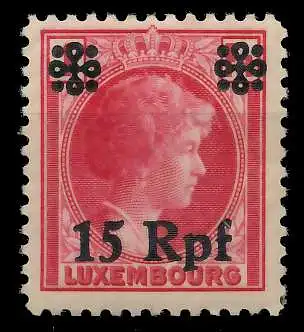 BES. 2WK LUXEMBURG Nr 24 postfrisch 82AF32