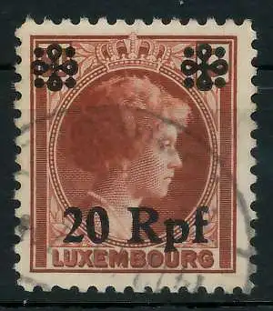 BES. 2WK LUXEMBURG Nr 25 gestempelt 82B166