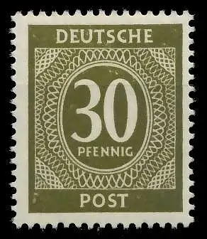 KONTROLLRAT ZIFFERN Nr 928a postfrisch 82CA4A