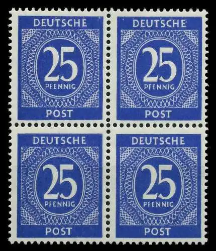KONTROLLRAT ZIFFERN Nr 926a postfrisch VIERERBLOCK 82CAE2