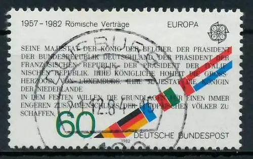 BRD BUND 1982 Nr 1131 zentrisch gestempelt 82CBFA