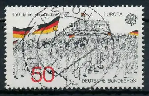 BRD BUND 1982 Nr 1130 zentrisch gestempelt 82CC0A